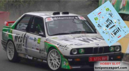 Calca BMW M3 Rallye Islas Canarias El Corte Ingles 2015 J. Mª. Ponce - Carlos Larrodé 1/24
