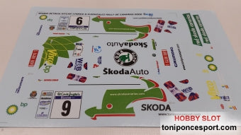 Calca Skoda Octavia Kit-Car Rallye de Canarias 2002 Toñi Ponce - Ruben Glez. 1/24