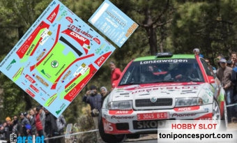 Calca Skoda Octavia Kit-Car Rallye de Canarias 2017 Toñi Ponce - Ruben Glez. 1/24