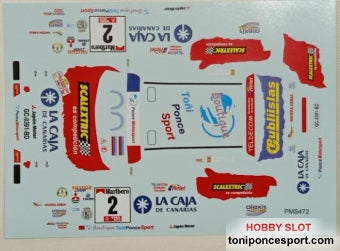 Calca Mitsubishi Galant VR-4 Winner Rallye Villa de Teror 2000 - Toñi Ponce / M. Guerra. 1/24
