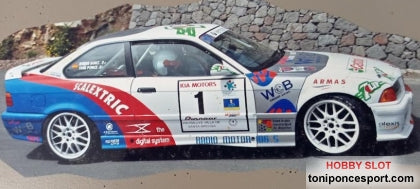Calca BMW M3 E36 Rallye Villa de Santa Brigida 2005 Toñi Ponce - R. Glez - 1/24