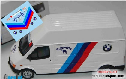 Calca Ford Transit Asistencia 1989 Camel BMW M3 José Mª. Ponce 1/18