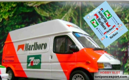 Calca Ford Transit Asistencia Ponce Motorsport José Mª. Ponce 1994 / 1995 1/18