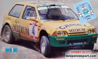 Calca Citroen AX Winner III Rallye Formula Gran Canaria 1993 Toñi Ponce - E. Rivero 1/18