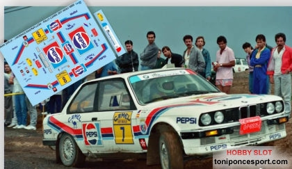 Calca BMW 325 IX Camel Off-Road 1.989 J. Mª. Ponce - G. Leon 1/18