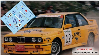 Calca BMW M3 Rallye El Corte Ingles 1992 Toñi Ponce - S. Garcia 1/18
