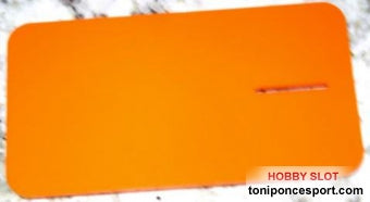 Placa Plastico Acilica Naranja