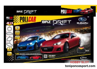 Circuito Policar 1/32 Subaru BRZ Drift