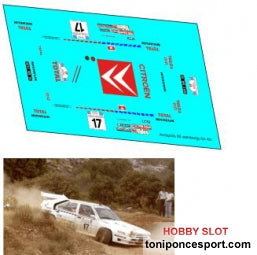 Calca Citroen BX 4TC Wambergue Acropolis 1986