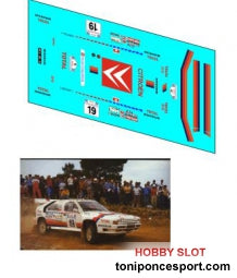 Calca Citroen BX 4TC Chomat Acropolis 1986