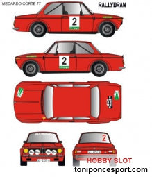 Calca BMW 2002 Rallye El Corte Ingles 1977 - Medardo Perz 1/32