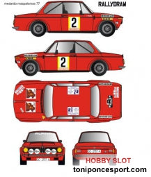Calca BMW 2002 Rallye Maspalomas 1977 - Medardo Perez 1/32