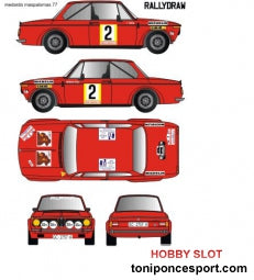 Calca BMW 2002 Rallye Maspalomas 1977 - Medardo Perez 1/43