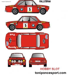 Calca BMW 2002 Rallye Maspalomas 1978 - Medardo Perez 1/43