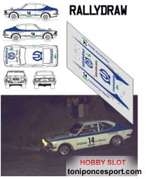 Calca Toyota Levin Rallye El Corte Ingles 1978 "J.Mª. Ponce - E. Macias" 1/32