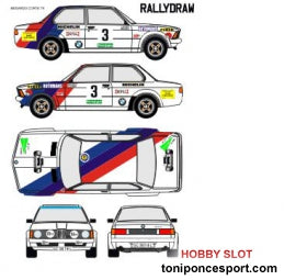 Calca BMW 320 Rallye El Corte Ingles 1979 - Medardo Perez 1/24