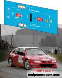 Calca Citroen Xsara Bugalski Lyon 2000 1/32