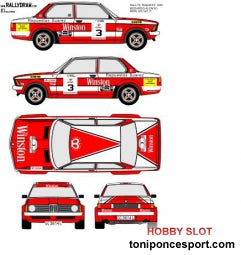 Calca BMW 320 Rallye Isla de Tenerife 1980 - Medardo Perez 1/24