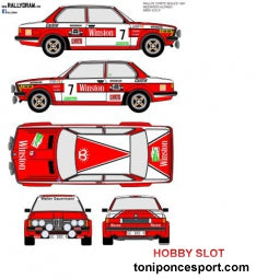Calca Bmw 323 Rallye El Corte Ingles 1981 - Medardo Perez 1/24