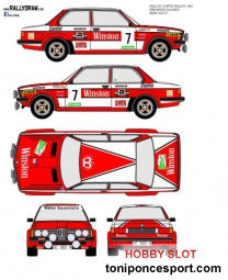 Calca BMW 323 Rallye El Corte Ingles 1981 - Medardo Perez 1/32