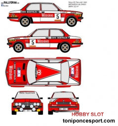 Calca BMW 323 Rallye Fallas 1981 - Medardo Perez 1/24