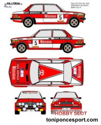 Calca BMW 323 Rallye Fallas 1981 - Medardo Perez 1/32