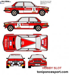 Calca BMW 323 Rallye Fallas 1981 - Medardo Perez 1/43