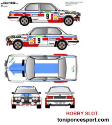 Calca BMW 323 Rallye El Corte Ingles 1982 - Medardo Perez 1/24