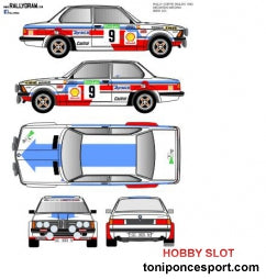 Calca BMW 323 Rallye El Corte Ingles 1982 - Medardo Perez 1/32