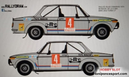Calca BMW 2002 Pepe Monzon Ralye Islas Canarias 1974