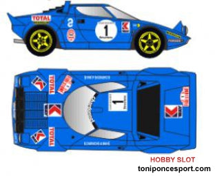 Calca Lancia Stratos Darniche Firestone 1977 1/32