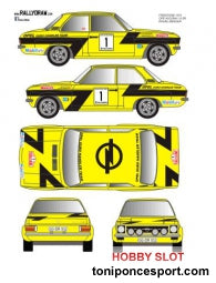 Calca Opel Ascona SR Rohrl Firestone 1974 - 1/32
