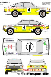 Calca Opel Kadett GTE Lamberti Corte Ingles 1980