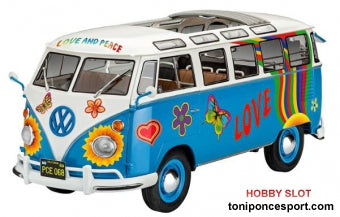 Volkswagen VW T1 Bulli Samba Bus Flower Powe