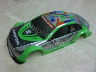 Carroceria Pintada Mercedes DTM 190mm. GB - DECORADA -