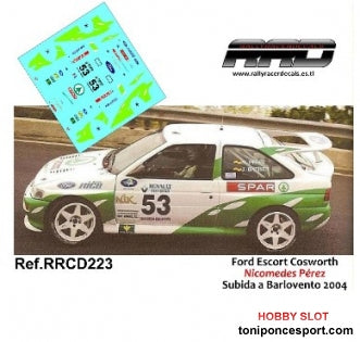 Ford Escort Cosworth; Nicomedes Perez; Subida a Barlovento 2004 - 1/18