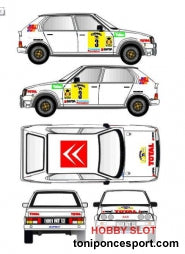 Citroen Visa 4x4 Zanini-Autet Rally RACE Balaguer 1987