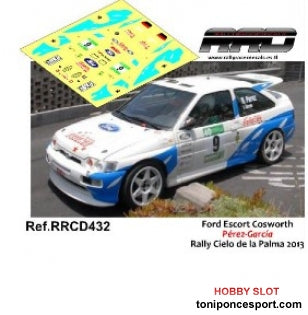 Ford Escort Cosworth Nicomedes Perez-Garcia Rally Cielo de la Palma 2013 - 1/32