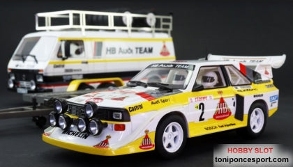 Furgon Asistencia Volkswagen LT35 + Audi S1 "Walter Rörhl" + Trailer