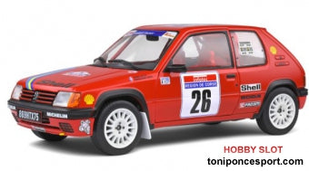 PEUGEOT 205 RALLYE - TOUR DE CORSE - 1990 - # 26 H.DEVIN / F.VISTE