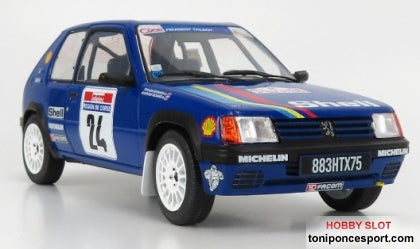 PEUGEOT 205 N 24 RALLY TOUR DE CORSE 1990 R.BOURCIER - B.FRANGIN