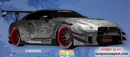 Nissan GT-R (R35) Liberty Walk Body Kit 2.0 Catalogue Design - 2020