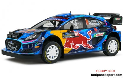 Ford Puma Rally 1 Hibrid Blue #8 Tanak Rally Suede 2023