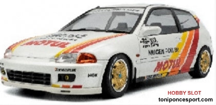 HONDA CIVIC (EG6) SOLIDO WORKS MUGEN RACING WHITE 1992