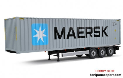 Container Trailer Blue