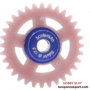 Corona 32d. Sidewinder nylon M50 para eje 2.38mm O17.5mm.