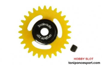 Corona 28d. M50 Polyamide Anglewinder 25° Procomp-RS para eje 2.38mm ø15.8mm. Tornillo M2,5.