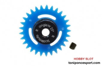 Corona 29d. M50 AW 25° ø15.8mm. Eje 2.38mm. Procomp RS Polyamide. Tornillo M2.5 Reverse Insert