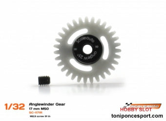 Corona 31d. Anglewinder ProComp-RS M50 25º para eje 2.38mm. ø17mm. Tornillo M2,5.