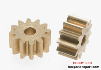 Piñón 12d. M50 latón (x2)